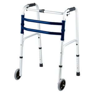 CADRE DE MARCHE PLIANT avec 2 roues