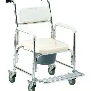 Chaise de bain et de toilette en aluminium