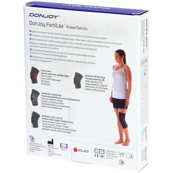 ⁦Fortilax DONJOY מגן ברך אלסטית⁩ – תמונה ⁦5⁩