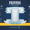 Couches pour adultes FRIENDS taille M – Image 2